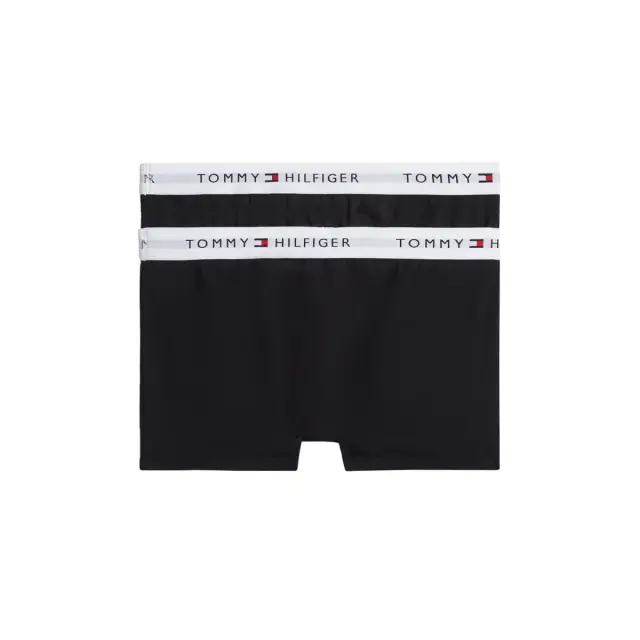 Tommy Hilfiger Παιδικό Boxer Logo - Διπλό Πακέτο, Χρώμα Μαύρο-Μαύρο 2