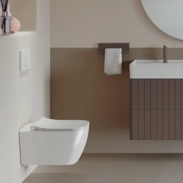 Λεκάνη Κρεμαστή MIZO 3616 51,5cm WHITE GLOSSY