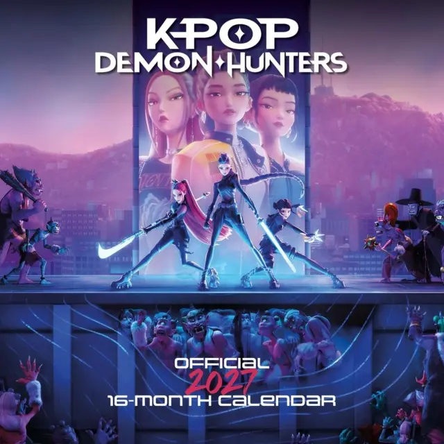 HMEΡΟΛΟΓΙΟ ΤΟΙΧΟΥ KPOP DEMON HUNTERS (PLASTIC FREE) 30X30 2027 CALENDAR DAN2729927E