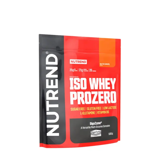 Nutrend Iso Whey Prozero Salted Caramel, 500 g