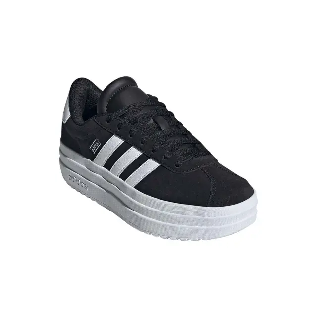 adidas Sportswear Girl's VL Court Bold Suede J Μαύρο - Άσπρο IH4777 (adidas Sportswear) 3