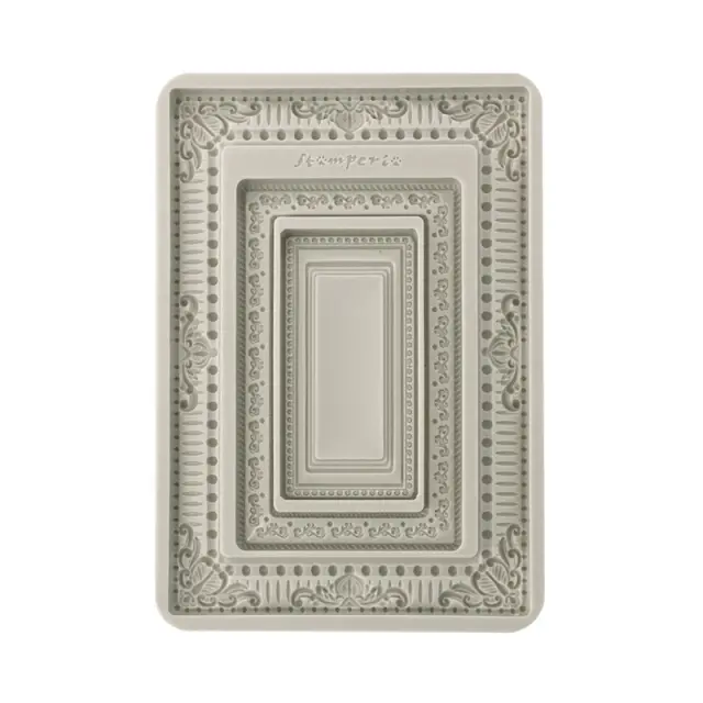 Καλούπι σιλικόνης A5, 15×21cm, Stamperia, Corners 3