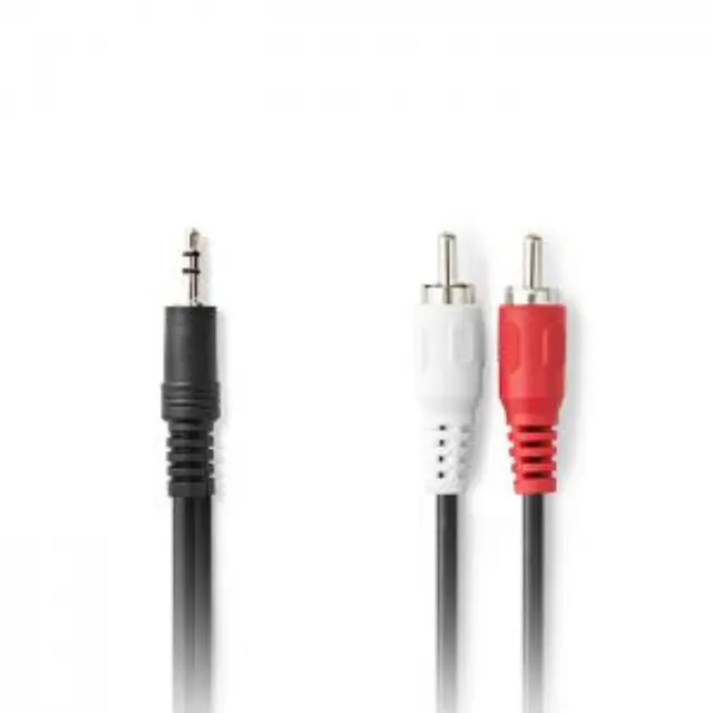 Καλώδιο 2x RCA αρσ. - 3.5mm Stereo αρσ, 1.50m. 2