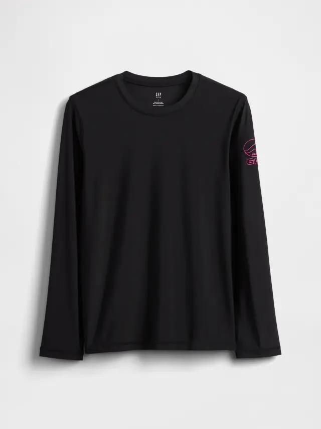 Παιδική Logo Μπλούζα Μαγιό Black