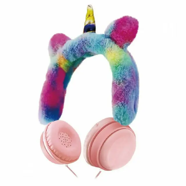 Arrango Unicorn Ενσύρματα On Ear Παιδικά Ακουστικά Ροζ
