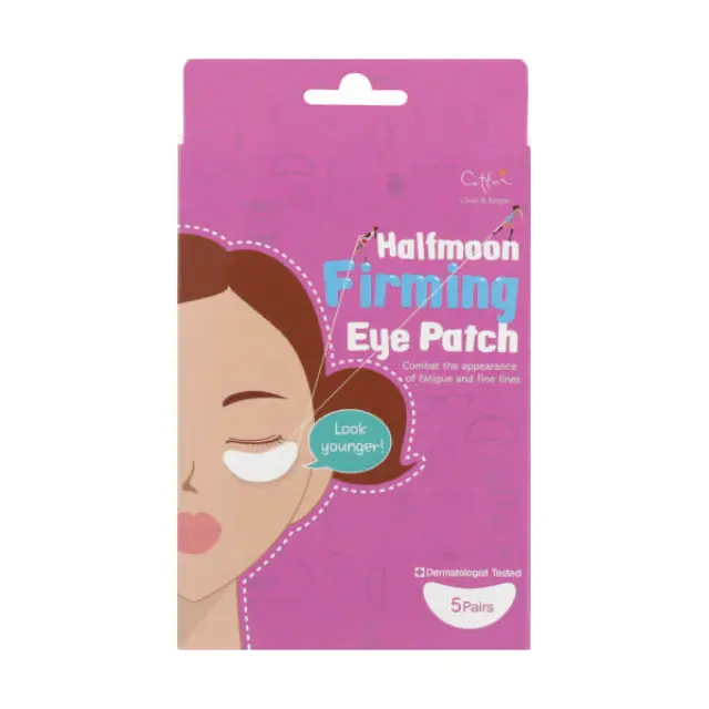 Vican Cettua Half Moon Firming Eye Patch για την Μείωση των Λεπτών Γραμμών στα Μάτια 5 ζεύγη