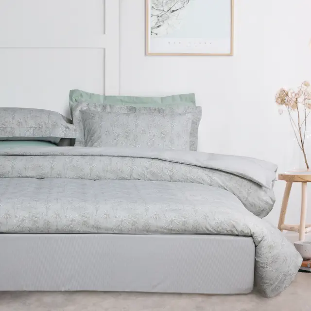 Σετ Σεντόνια 240x260 Υπέρδιπλα Happy Das Home 9696 Grey 100% βαμβακερόΧωρίς Λάστιχο