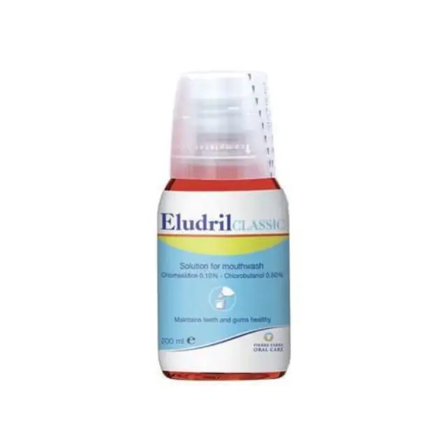 ELGYDIUM Eludril Classic Στοματικό Διάλυμα για την Προστασία & τη Διατήρηση της Υγείας των Ούλων, 200ml