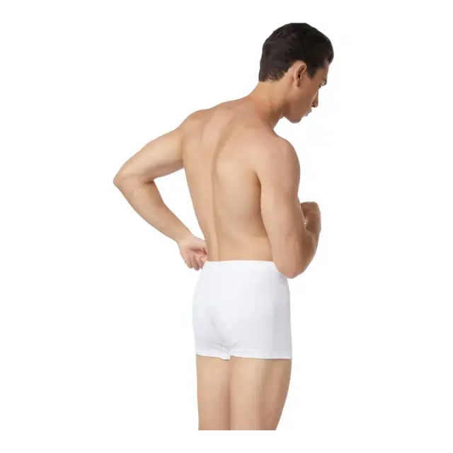 Comfort 2 Ανδρικό Βαμβακερό Boxer με Εσωτερικό Λάστιχο 2τμχ Minerva - Λευκό 2