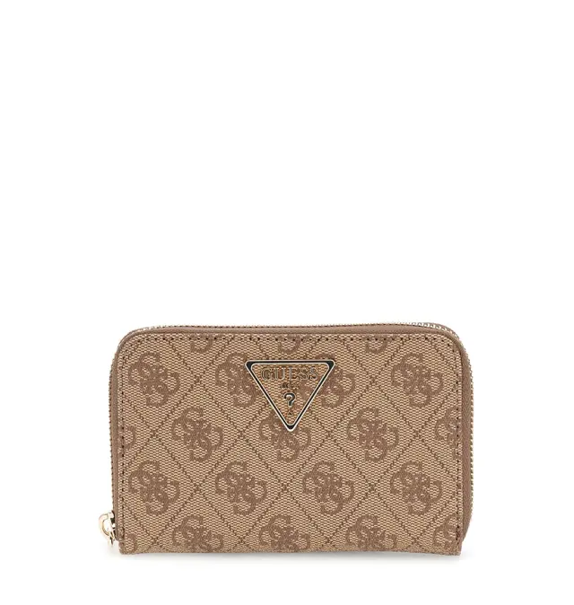 Guess - Γυναικείο Πορτοφόλι Laurel II Med Zip-Around SWSG7459140-LATT Μπεζ