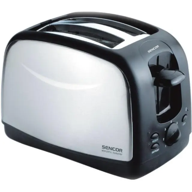 Φρυγανιέρα Sencor STS 2651 2 Θέσεων Stainless Steel 850W Ασημί