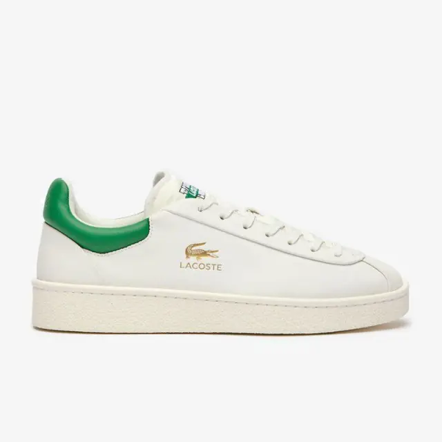 Sneaker Lacoste Baseshot Premium 37-47SMA0040082-42 Άσπρο-Πράσινο - 46
