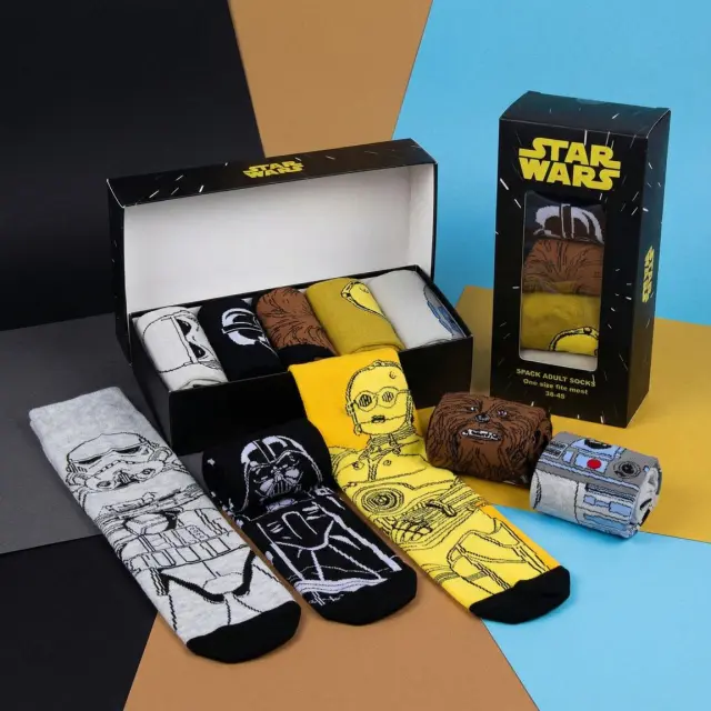 Σετ κάλτσες 5 τεμ Star Wars adult pack 5 socks 38-45 2900003403 2