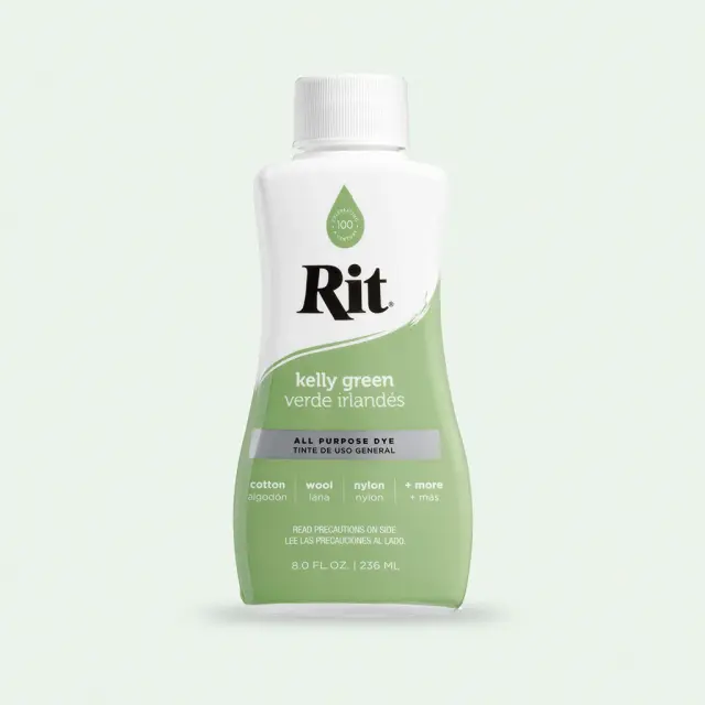 RIT DYE Liquid All-Purpose Βαφή Υφασμάτων – Kelly Green 236ml 2