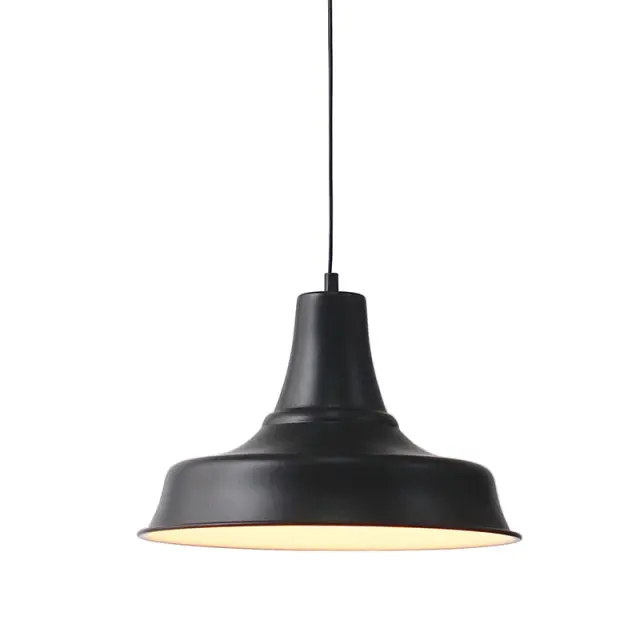 ΚΑΜΠΑΝΑ ΜΕΤΑΛΛΙΚΗ ΜΑΥΡΗ Φ34CM 1ΧE27 STOOGES / KS1477P1BK