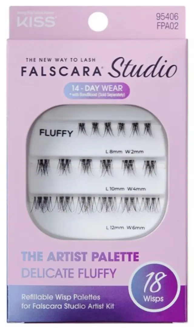 Kiss Falscara Studio Palette 02 Παλέτα Βλεφαρίδων 10g