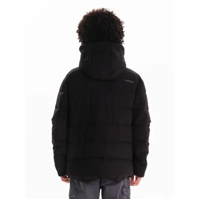 Emerson Hooded Puffer Jacket (242.EM10.16-Black) - Μαύρο 3