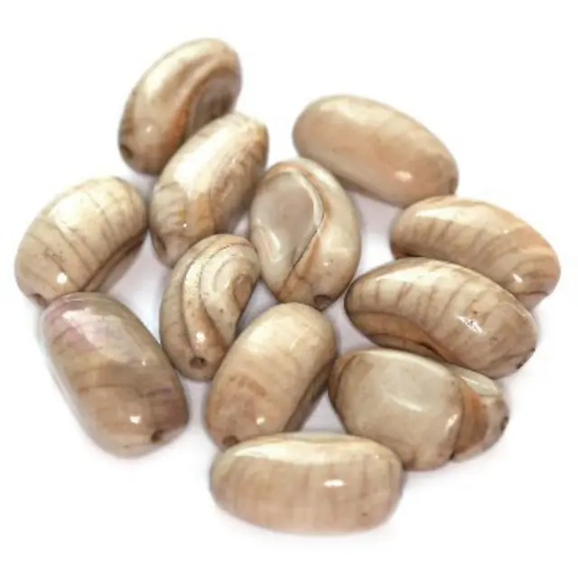 Χάντρα Beans Mocha 15-25mm ~50gr