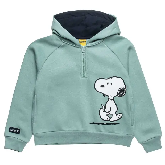 Μπλούζα φούτερ Snoopy με ανάγλυφο σχέδιο