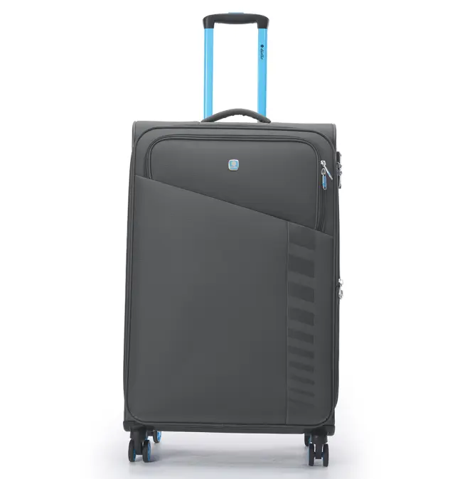Βαλίτσα υφασμάτινη Μεγάλη DIELLE 30/70 79x48x31/34 cm Ανθρακί