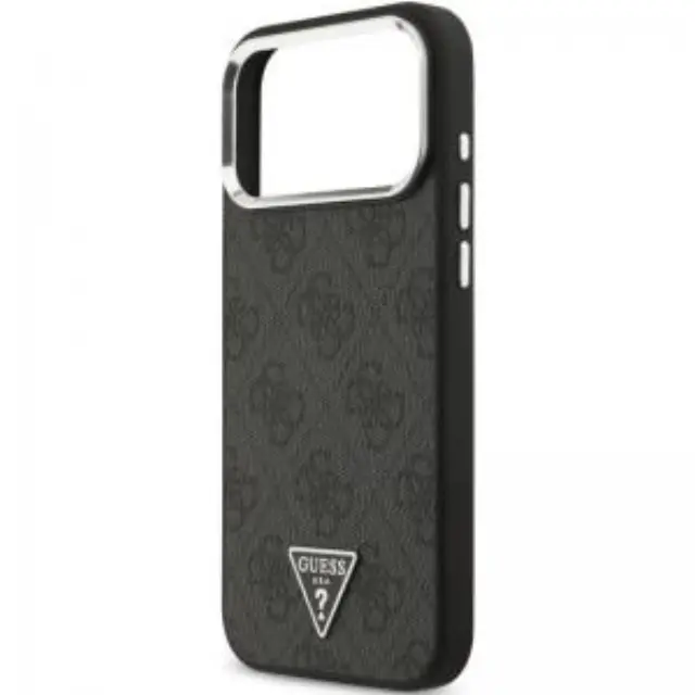 Θήκη PU & Eco-Leather Guess Apple iPhone 18 Pro Max/ 17 Pro Max MagSafe Hardcase Triangle Logo Μαύρο N71805 2