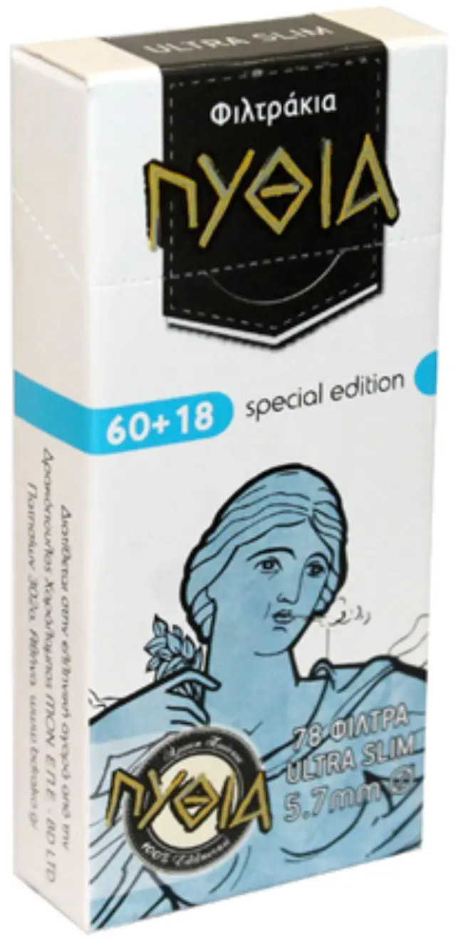 ΠΥΘΙΑ Φιλτράκια Ultra Slim 60+18