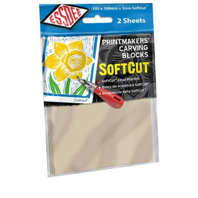 Essdee Επιφάνεια Χαρακτικής Softcut 105x100x3mm - 2τεμ