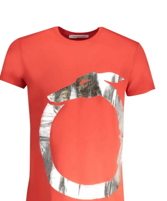Trussardi Jeans - Ανδρικό T-Shirt TRU2MTS01-11RED Κόκκινο 3