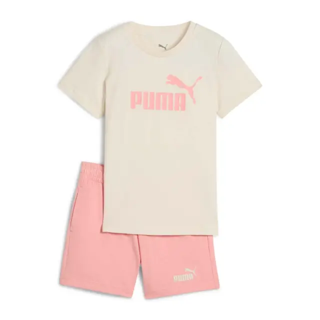 Puma Kids Essentials 1 Color No1 Logo Tee and Shorts Set Μπεζ 685240-87 (Puma) - 104