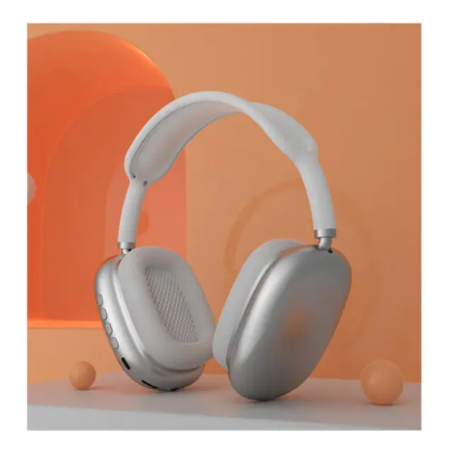P9 Ασύρματα Bluetooth Over Ear Ακουστικά με 5 ώρες Λειτουργίας Ασημί 700090_s