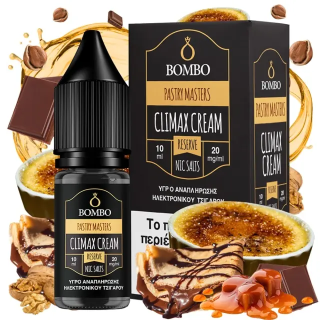 Bombo Pastry Masters Climax Cream Salt 20mg 10ml