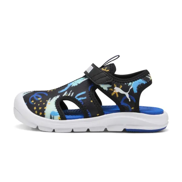 Puma Unisex Fun Racer Allover Print Sandal (PS) Μαύρο 401693-01 (Puma)
