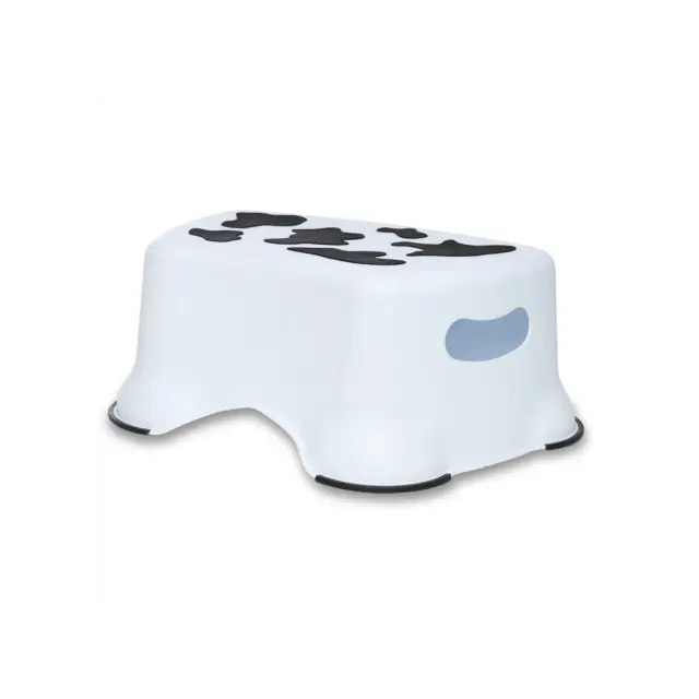 MYCARRYPOTTY My Little Step Stool - Εκπαιδευτικό σκαλοπατάκι / Αγελαδίτσα λευκό/μαύρο 3