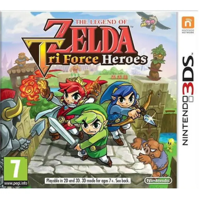 The Legend of Zelda: Tri Force Heroes (Nintendo 3DS) USED