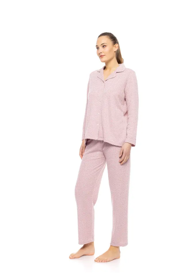 W1781 - Type - PYJAMA BUTTONED JACQUARD ZIC ZAC - S 3