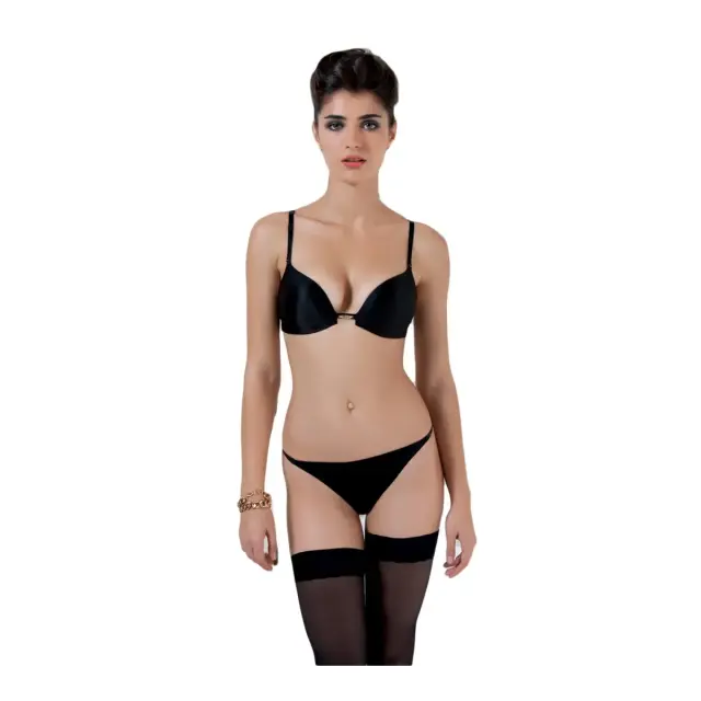 Luna Γυναικείο Σουτιέν Basic Push Up Miracle, Χρώμα Μαύρο 2