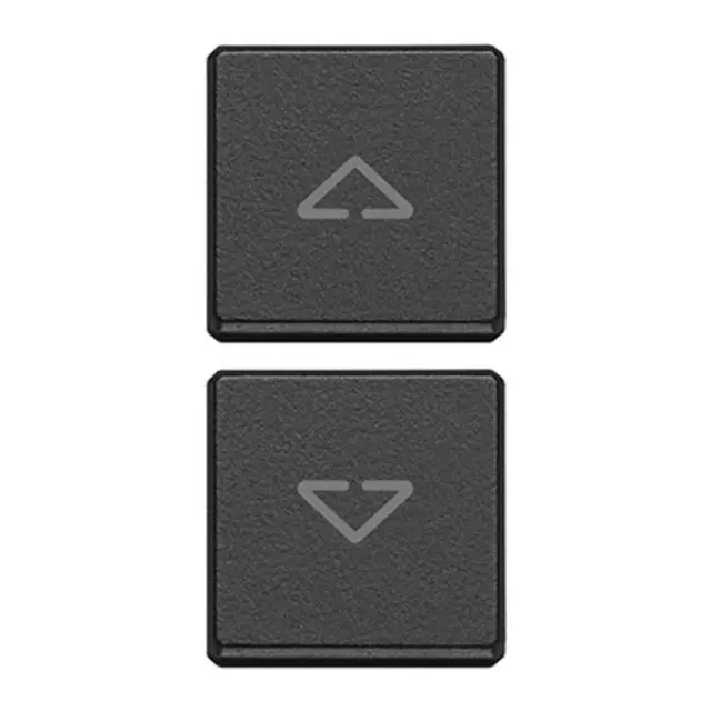 2 buttons Flat arrows symbol grey