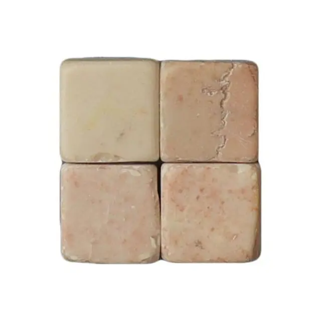 Μαρμάρινη Ψηφίδα M12 Pink Cream 10x10x8mm - 150gr