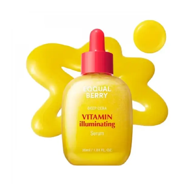 Eqqualberry Vitamin Illuminating Serum Προσώπου με Βιταμίνη C & Νιασιναμίδη για Πανάδες & Ατέλειες 30ml 2