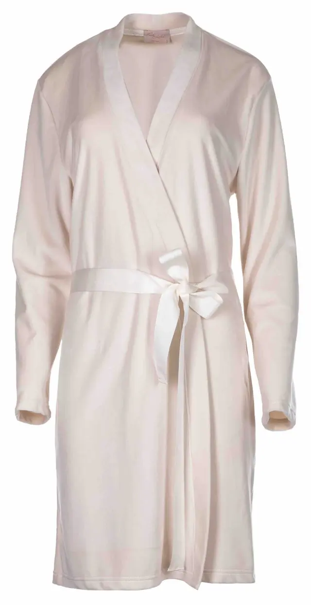 W1043 - Champagne - ROBE FLUFFY SOFT - S