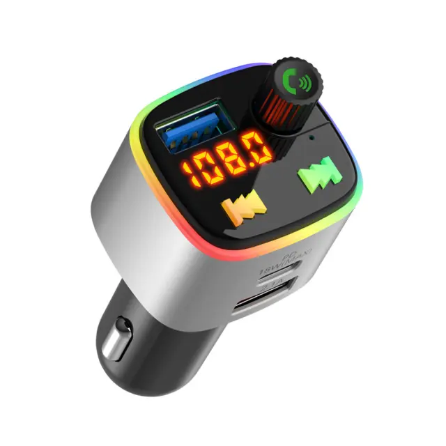 LW-207 20W FM Transmitter Αυτοκινήτου Locomotive Με 2*USB/Tpye-C