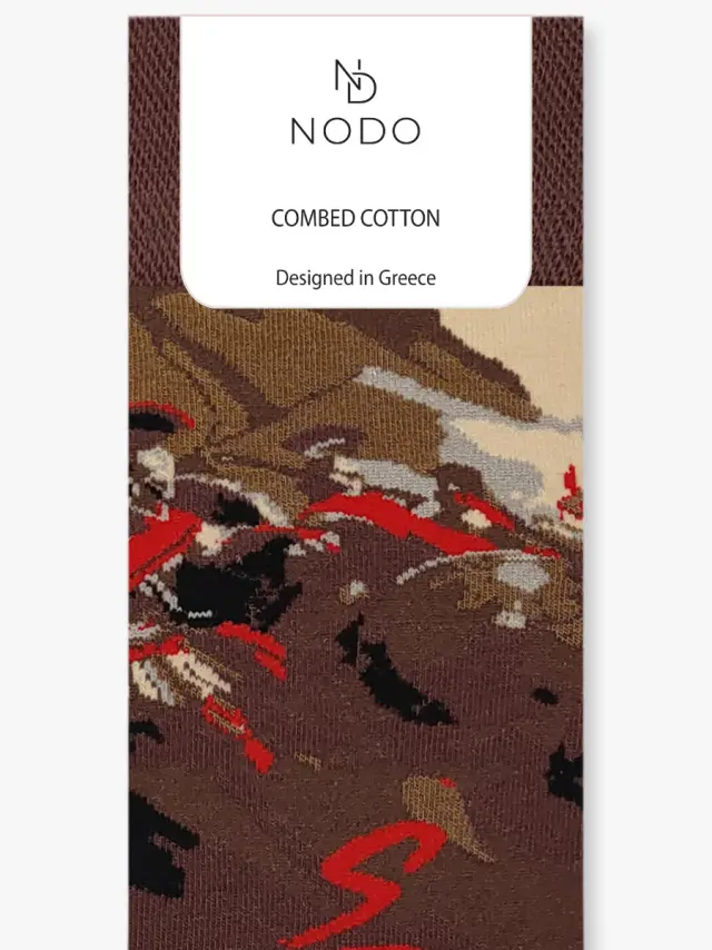 Κάλτσα Βαμβακερή με Σχέδια Spartans in Blood NODO 3