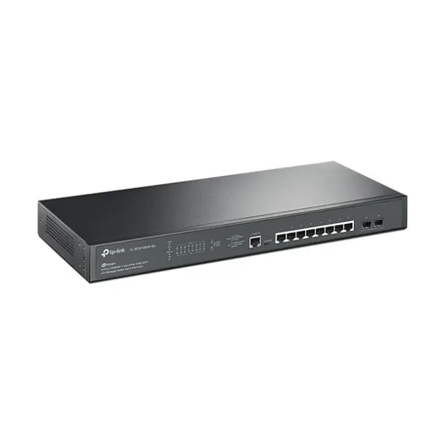 Tp-Link JetStream 8-Port 2.5GBASE-T and 2-Port 10GE SFP+ L2+ Managed Switch with 8-Port PoE+ (TL-SG3210XHP-M2) 2