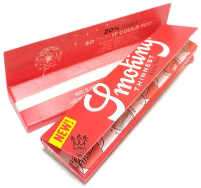 Smoking Χαρτάκια Thinnest Red - King Size 50τεμ. 3