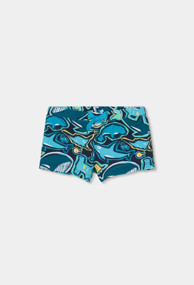 Boboli Swimsuit polyamide με τύπωμα για αγόρι 543181-9868