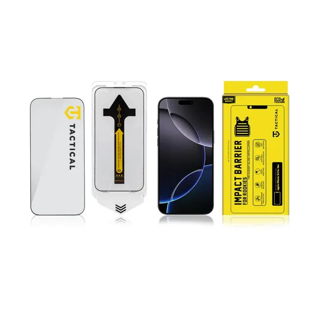 Tactical Impact Barrier Glass for Rookies for Apple iPhone 16 Pro Max 2