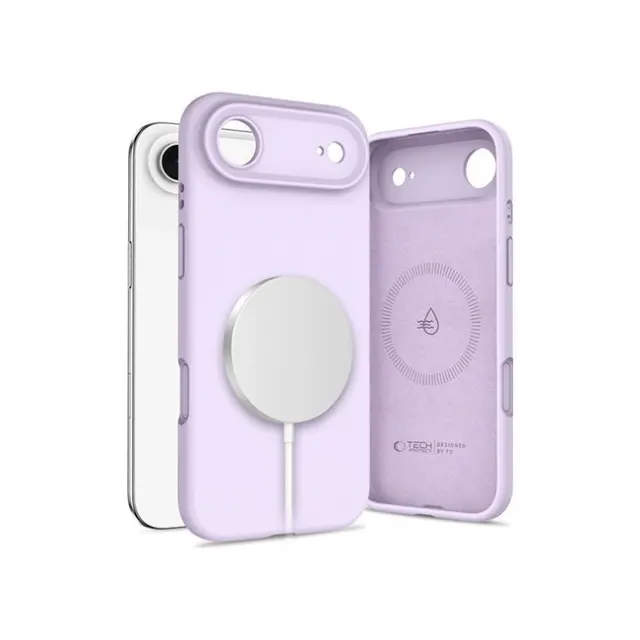 Tech-Protect Θήκη Κινητού iPhone 17 Air Silicone Magsafe Mauve