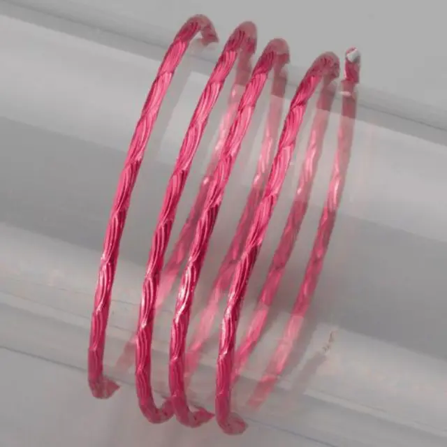 Σύρμα Αλουμινίου Vague Structure - Ø2mm - Pink - 2m