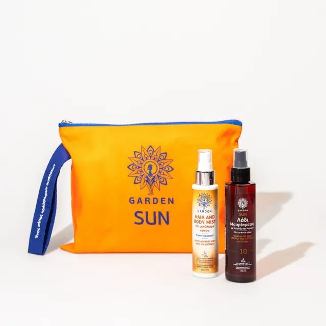 Garden Promo Suntan Oil Face/Body Walnut and Coconut SPF10 150ml + Hair And Body Mist Flirty Coconut 100ml 2