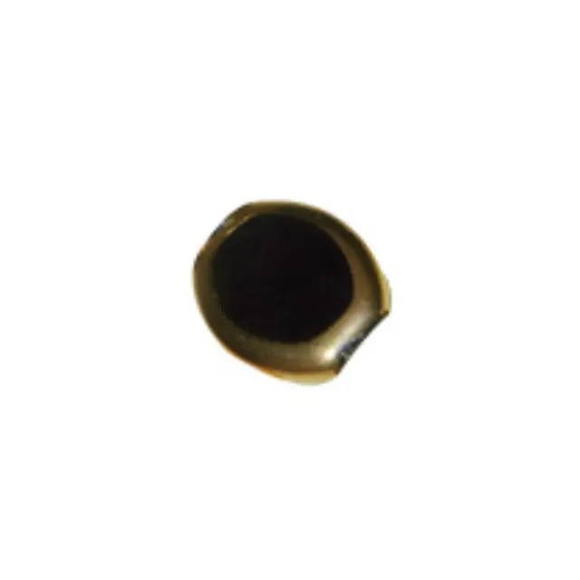 Χάντρες Γυάλινες Murano (Oval Black) 6 τεμ.